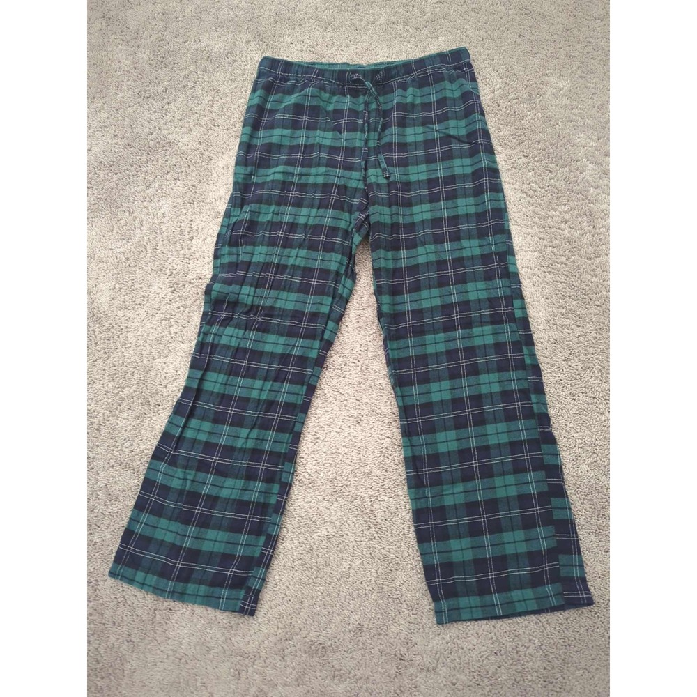 GapBody Pajama Pants‎ Mens M Plaid Pull On 100% Cotton Sleep Loungewear